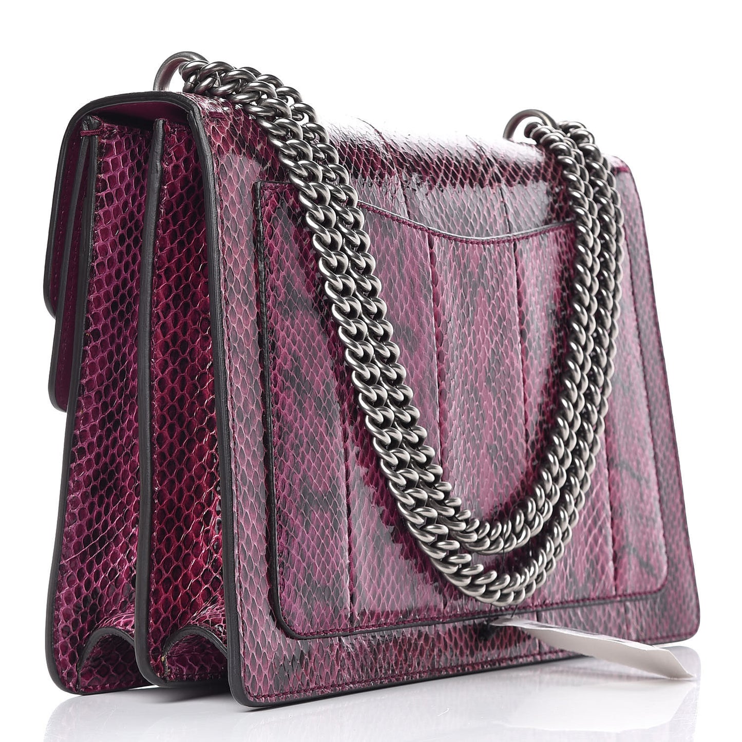 Elaphe Dragon Embroidered Medium Dionysus Shoulder Bag Violet Cyclamen Multicolor