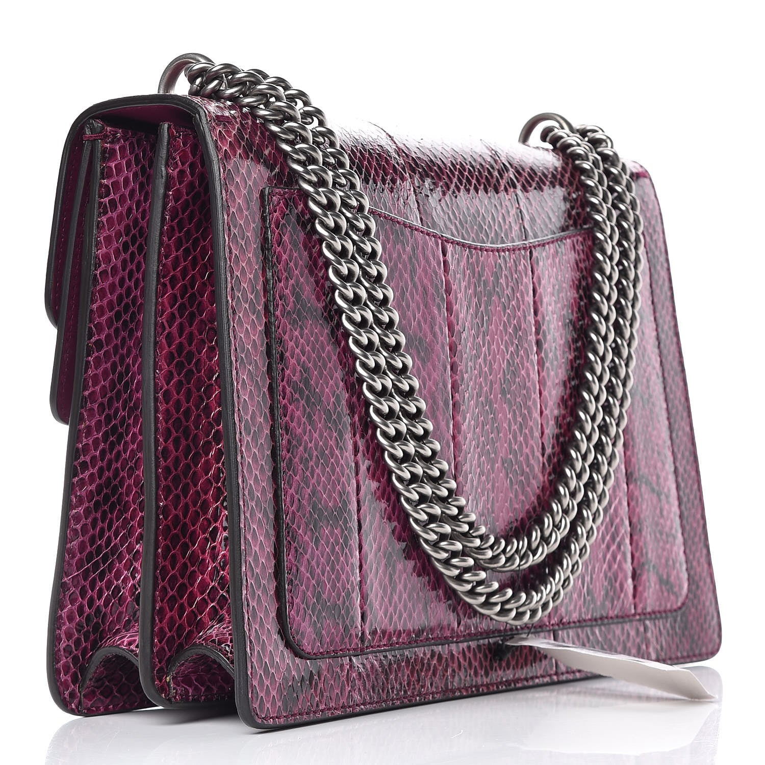 Gucci Elaphe Dragon Embroidered Medium Dionysus Shoulder Bag Violet Cyclamen Multicolor 3 of 9