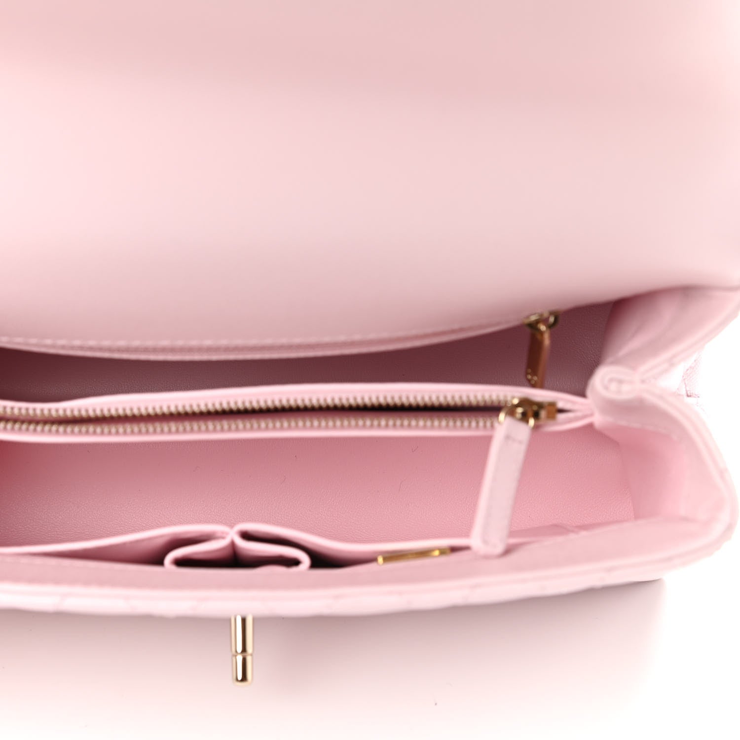Chanel Caviar Quilted Small Coco Handle Flap Light Pink 6 of 9