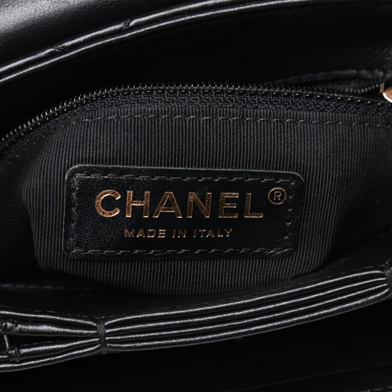 Chanel Calfskin Quilted Small Double Pocket Top Handle Flap Black 6 of 10