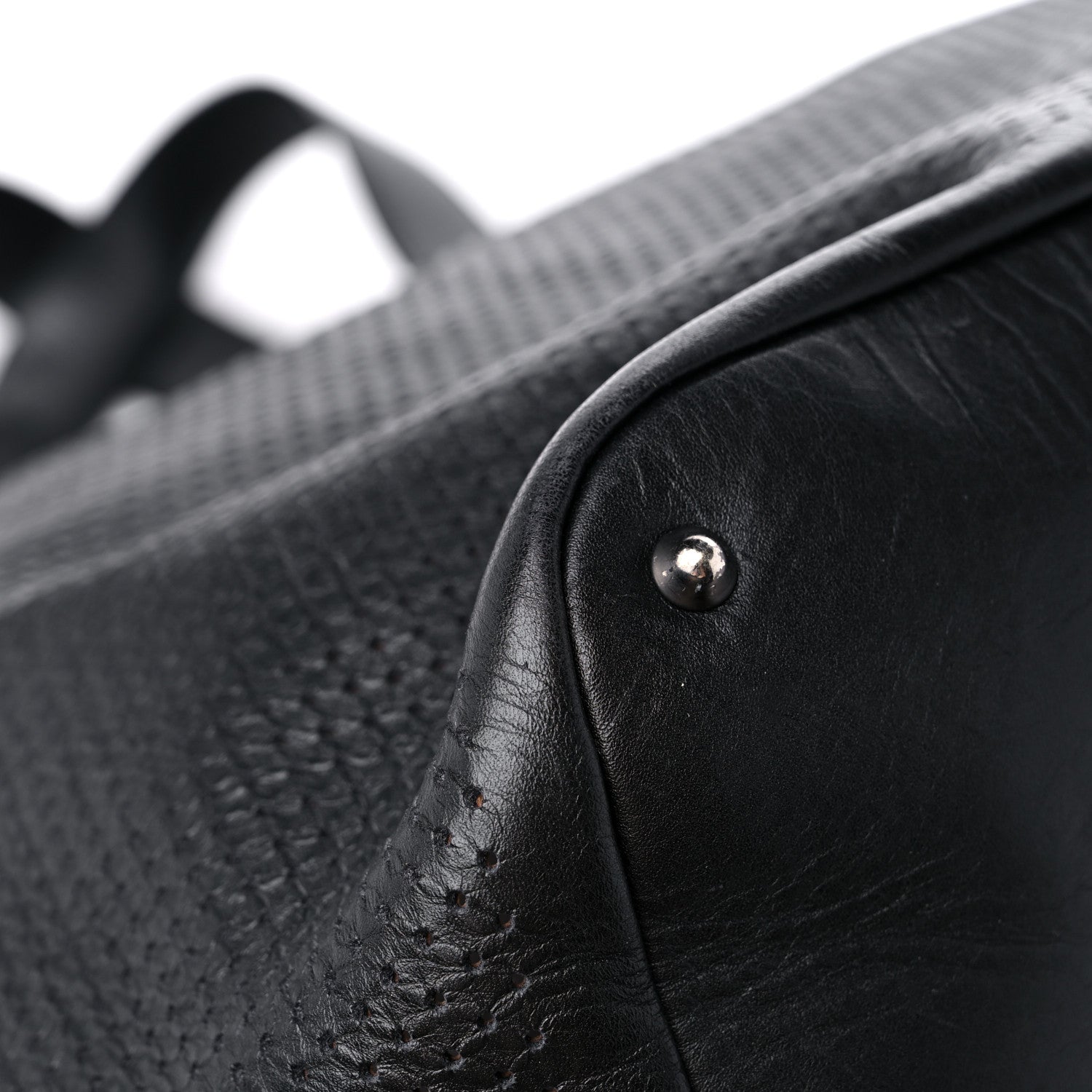 Alaia Calfskin Perforated Bag Black 8 of 16