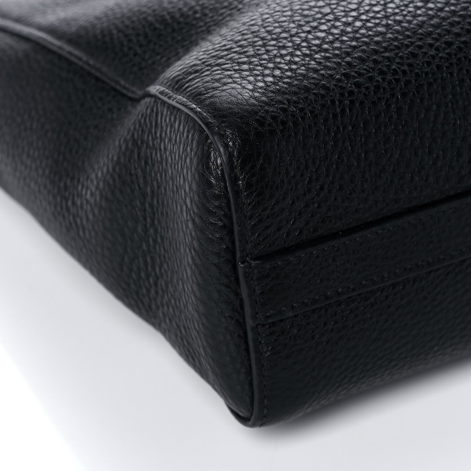 Prada Vitello Daino Shopping Tote Black 16 of 17