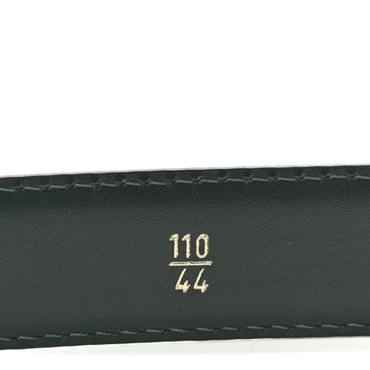 Louis Vuitton Taiga Leather Classique Belt 110 44 Green 5 of 6
