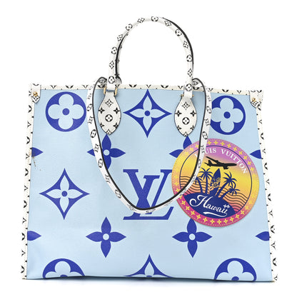 Louis Vuitton Monogram Giant Hawaii Onthego Blue 1 of 10