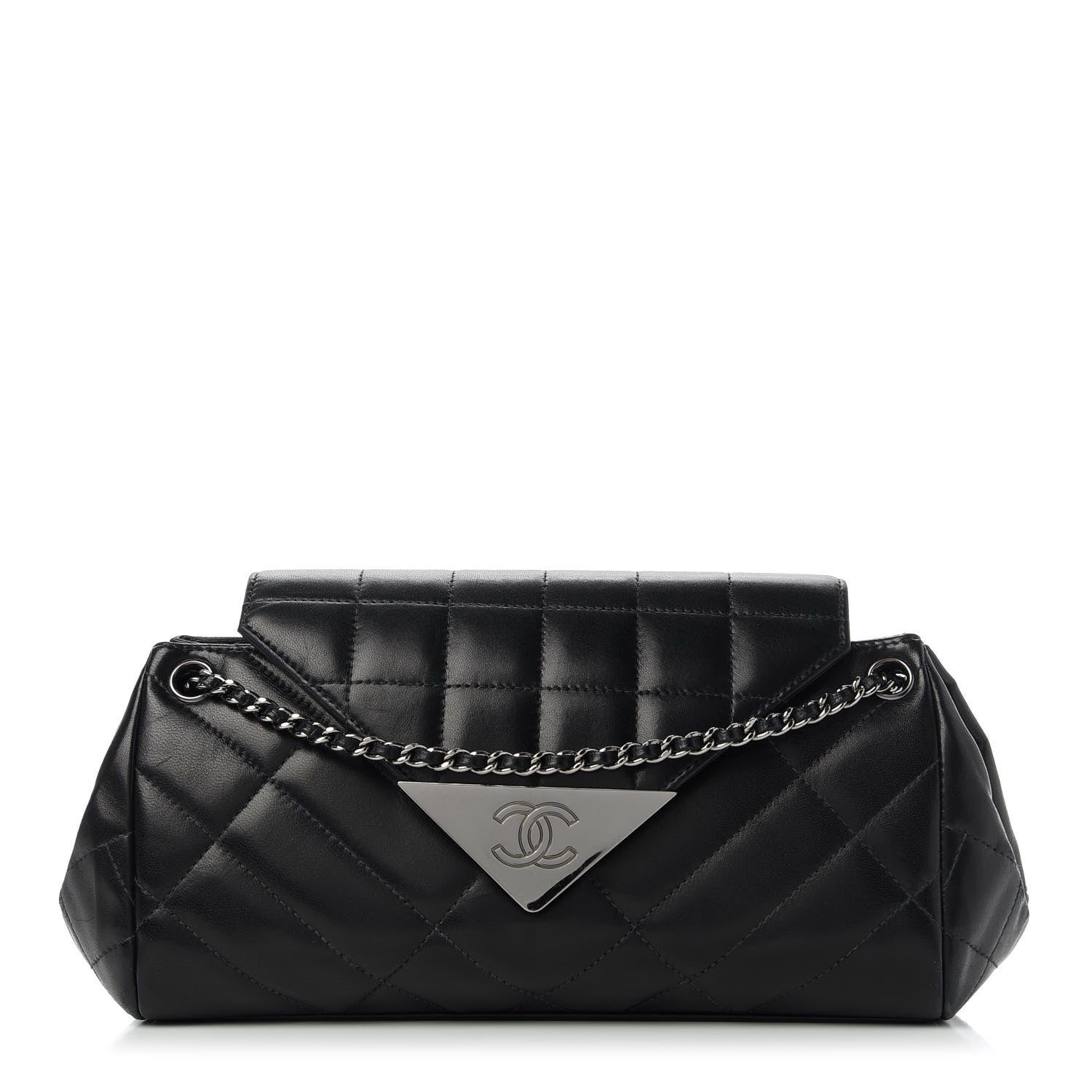 Chanel Lambskin Quilted Accordion Flap Black 1 of 10