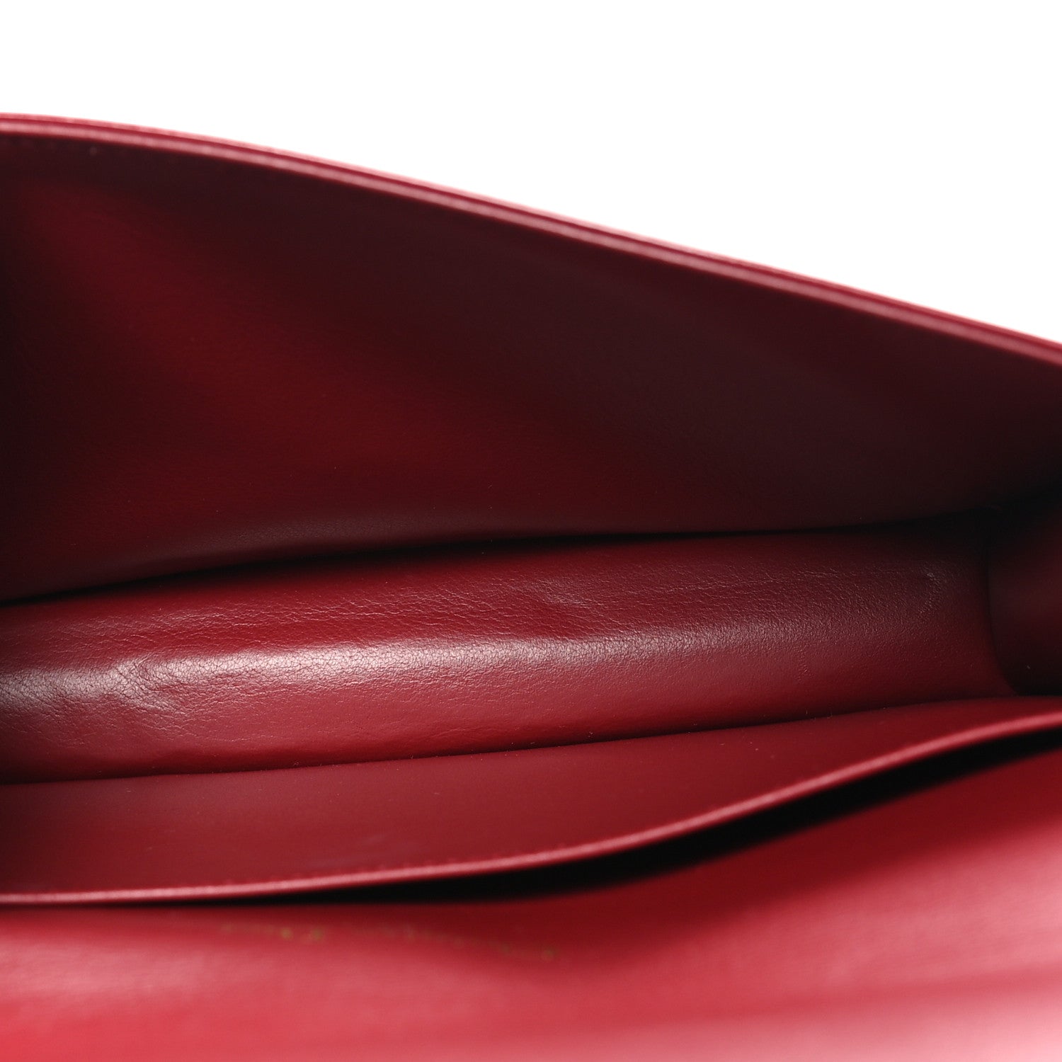 Christian Dior Patent Cannage Lady Dior Chain Wallet Rouge Ceris 6 of 11