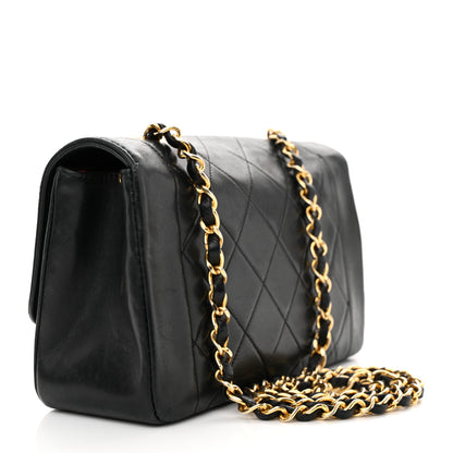 Chanel Lambskin Quilted Small Single Flap Black 3 of 14