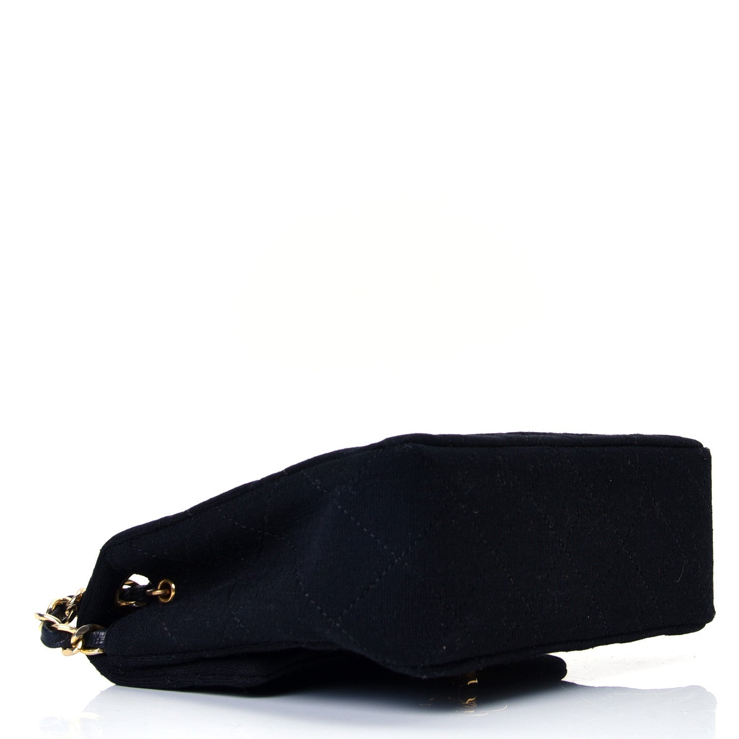 Chanel Jersey Quilted Mini Square Flap Black 3 of 4