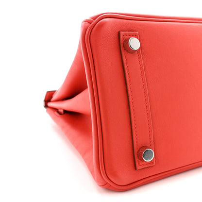 Hermes Swift Birkin 25 Rouge Tomate 9 of 10