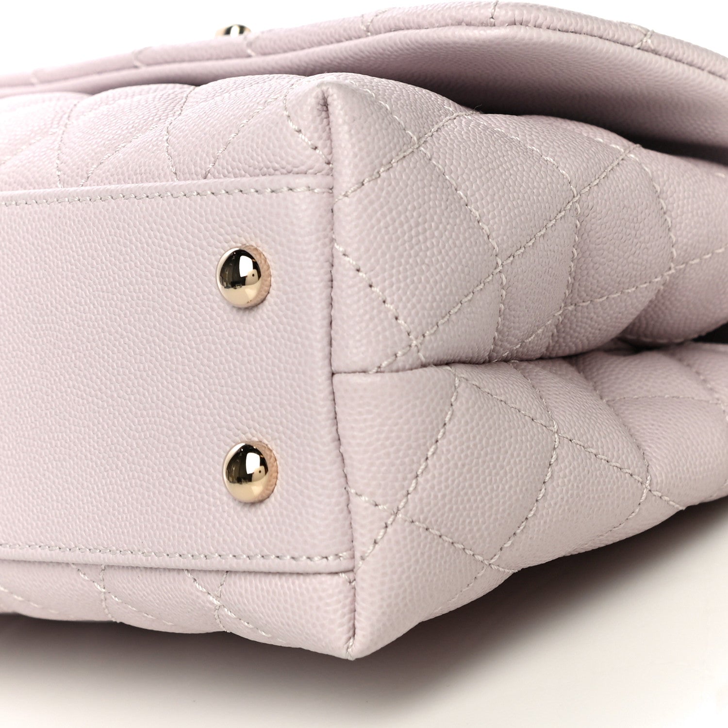 Chanel Caviar Quilted Mini Coco Handle Flap Lilas Lilac 10 of 11