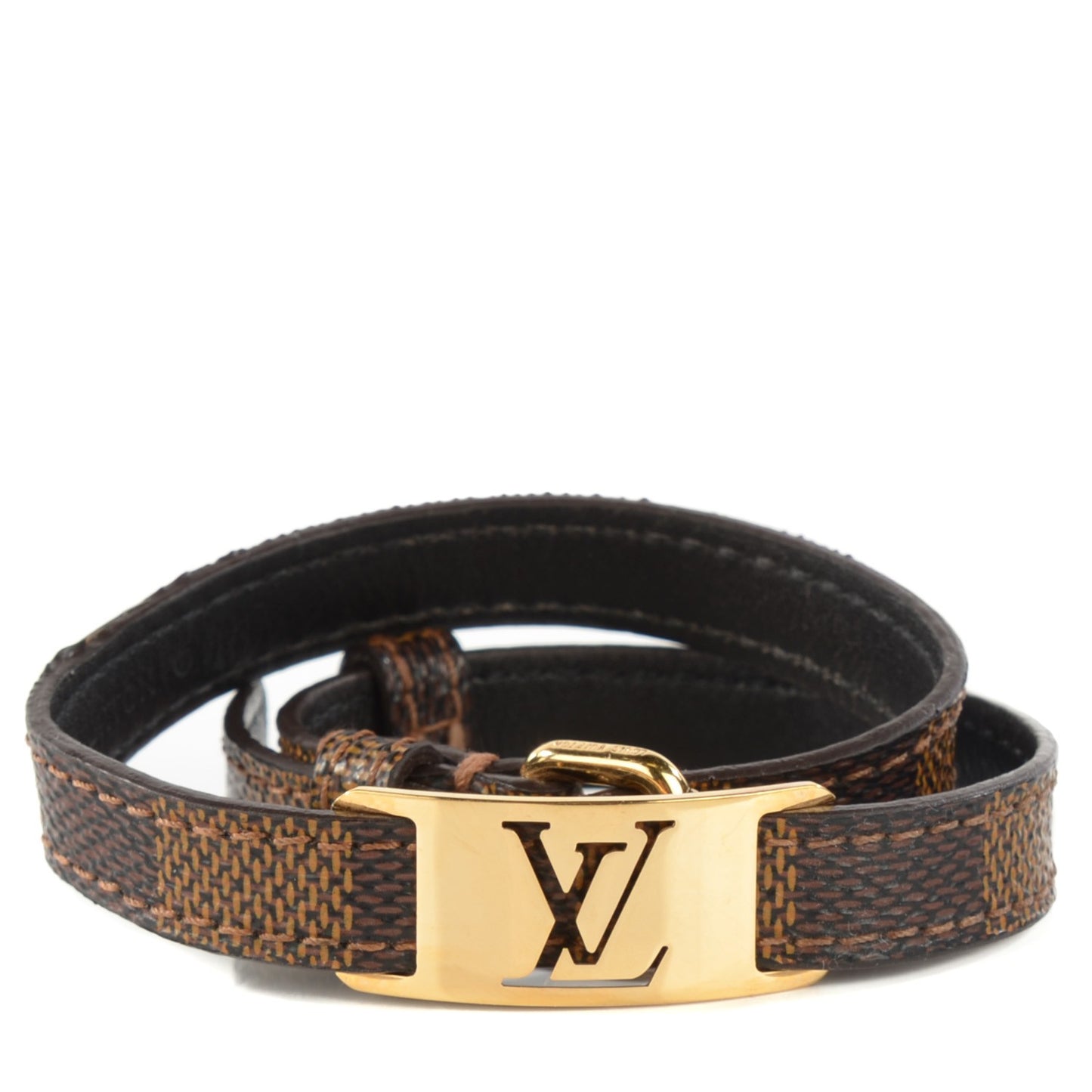 Damier Ebene Sign It Bracelet