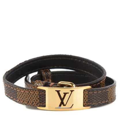 Louis Vuitton Damier Ebene Sign It Bracelet 2 of 16