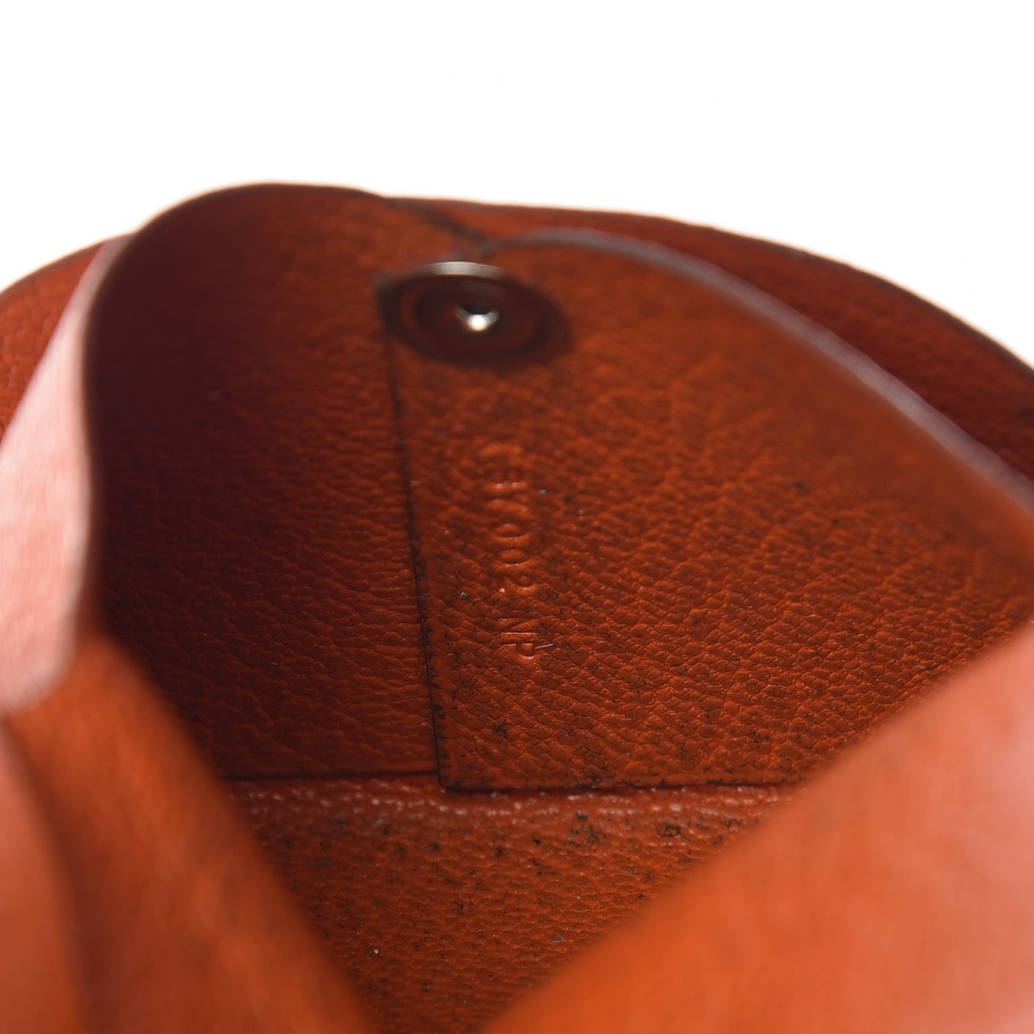 Hermes Chevre Mysore Bastia Coin Purse Feu 7 of 12