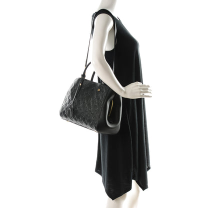 Louis Vuitton Empreinte Montaigne MM Black 2 of 7