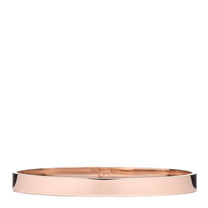 Hermes 18K Rose Gold Diamond PM Kelly Pave Bracelet SH 3 of 4