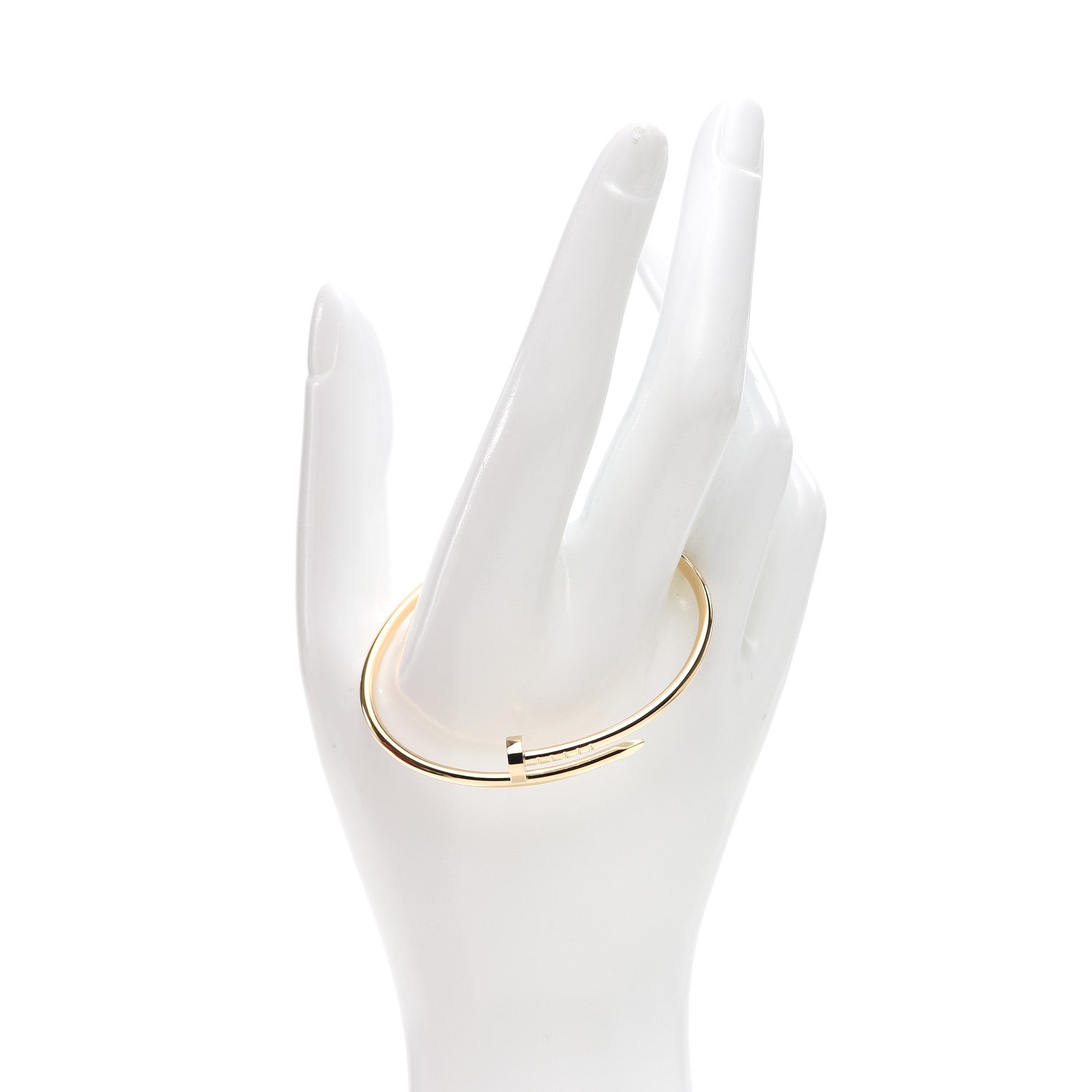 Cartier 18K Yellow Gold Small Juste Un Clou Bracelet 16 2 of 5