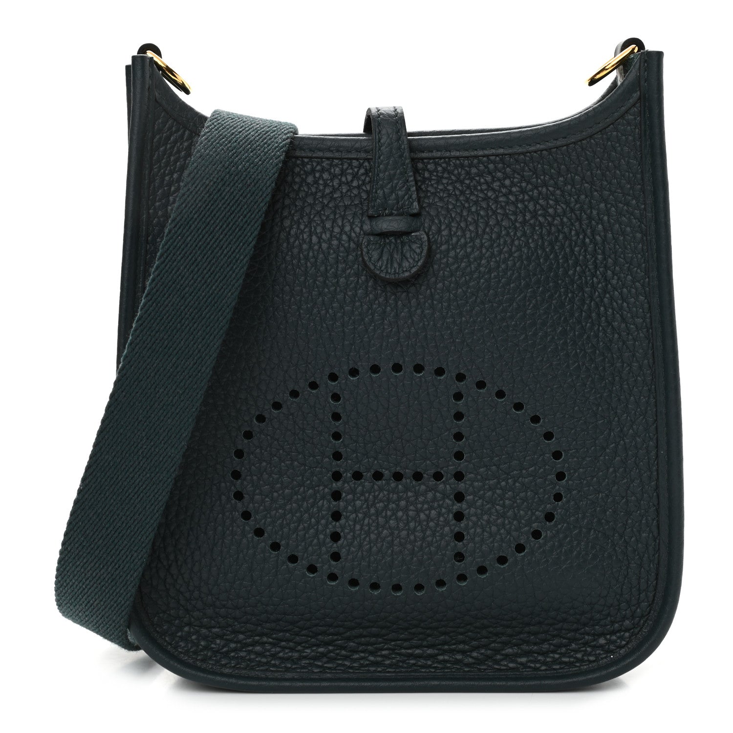 Hermes Taurillon Clemence Amazone Evelyne TPM Vert Cypress 1 of 11