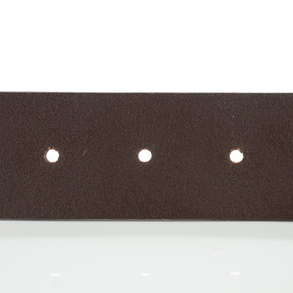 Gucci Calfskin Hysteria Belt 85 34 Dark Brown 4 of 5