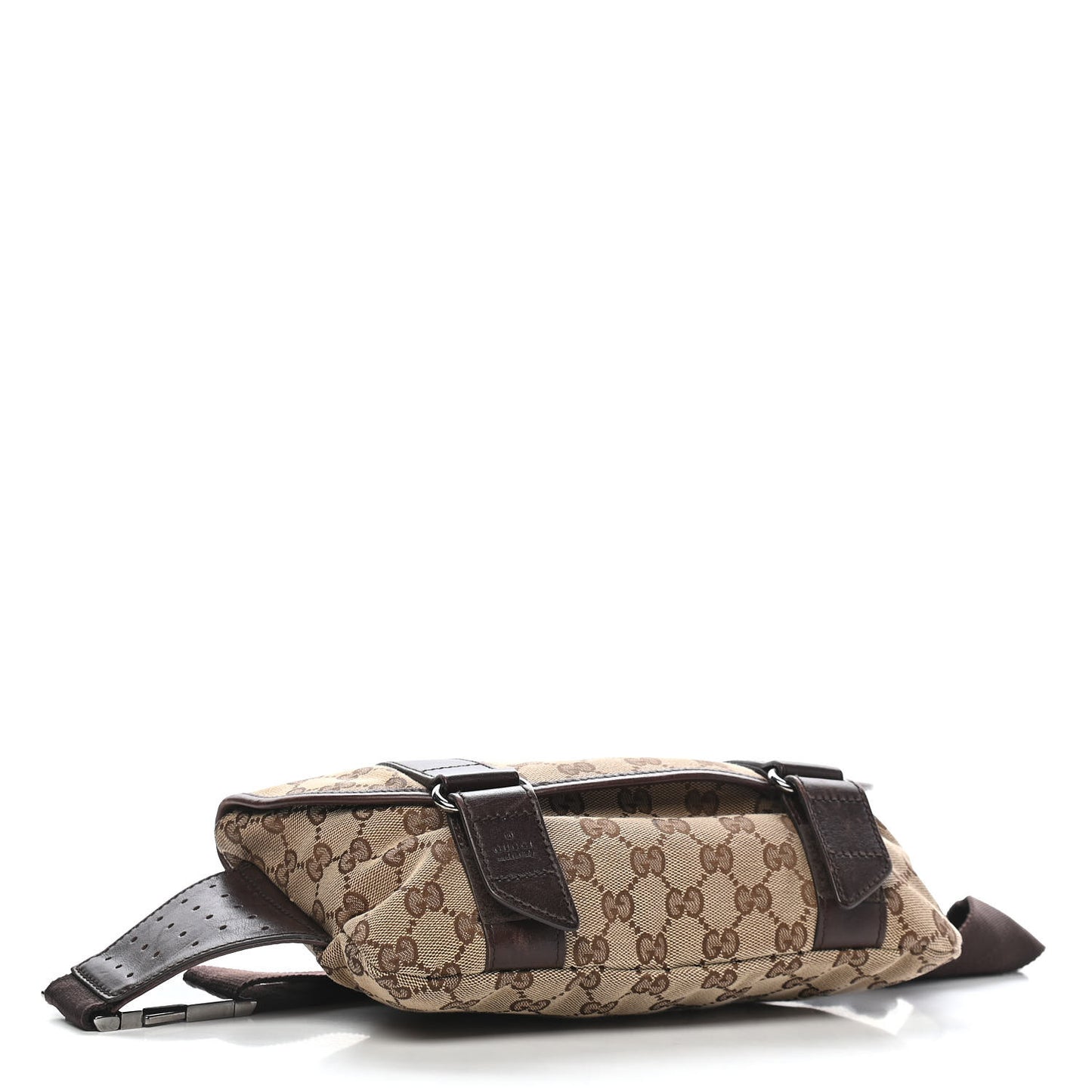 Monogram Waist Belt Bag Dark Brown
