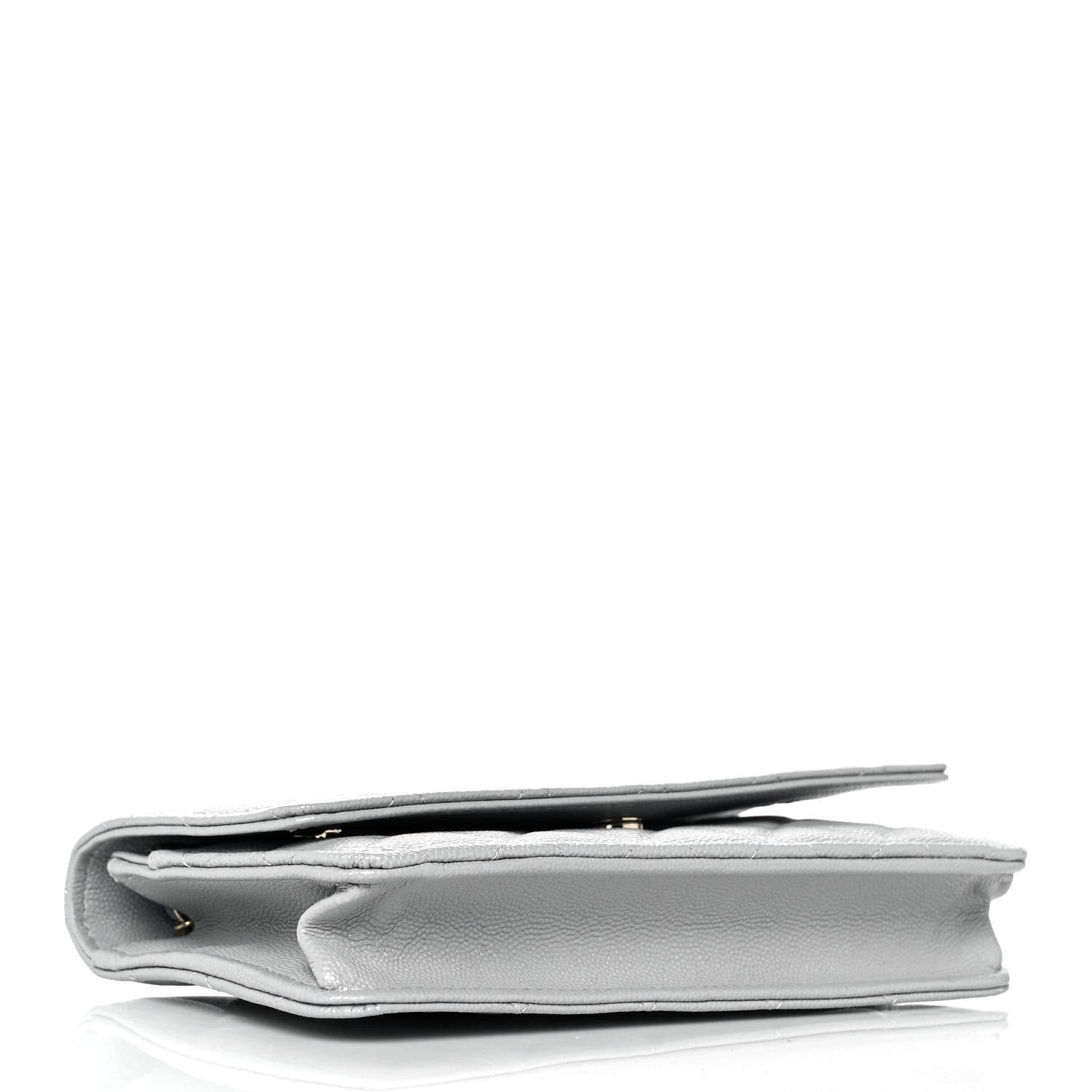 Chanel Caviar Quilted Wallet On Chain WOC Grey 6 of 14