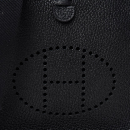 Hermes Taurillon Clemence Evelyne TPM Black 10 of 10