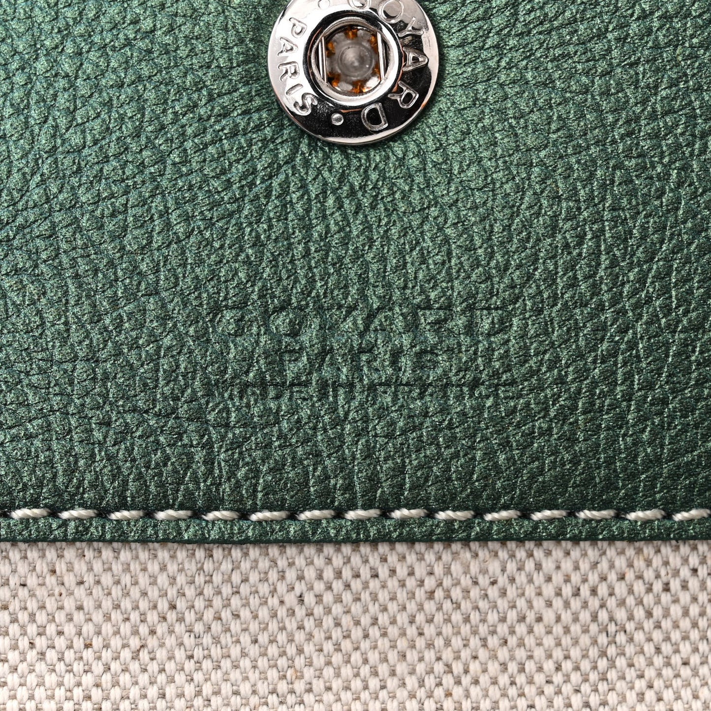 Iridescent Goyardine Boheme Hobo Pearly Green