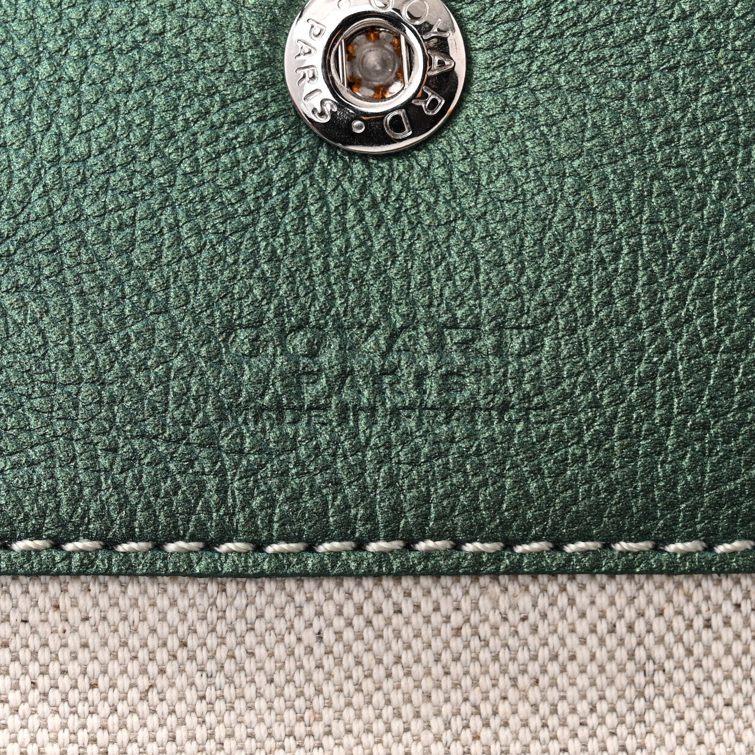 Goyard Iridescent Goyardine Boheme Hobo Pearly Green 7 of 11