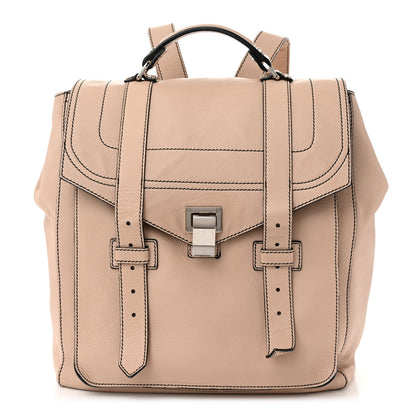 Proenza Schouler Grained Calfskin PS1 Plus Backpack Sand 1 of 14