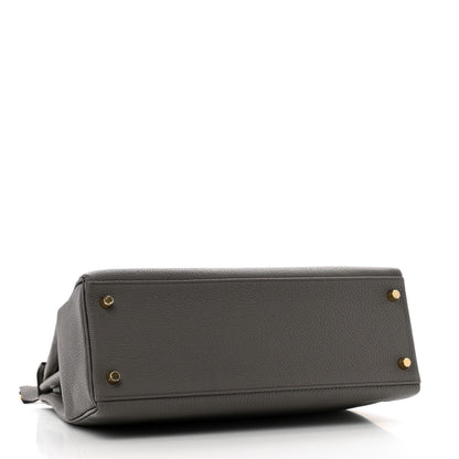 Hermes Togo Kelly Retourne 32 Etain 4 of 11