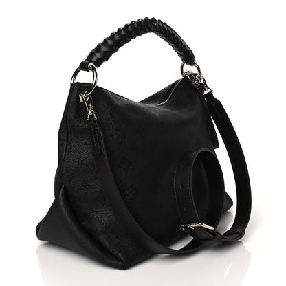 Louis Vuitton Mahina Beaubourg Hobo MM Black 3 of 9