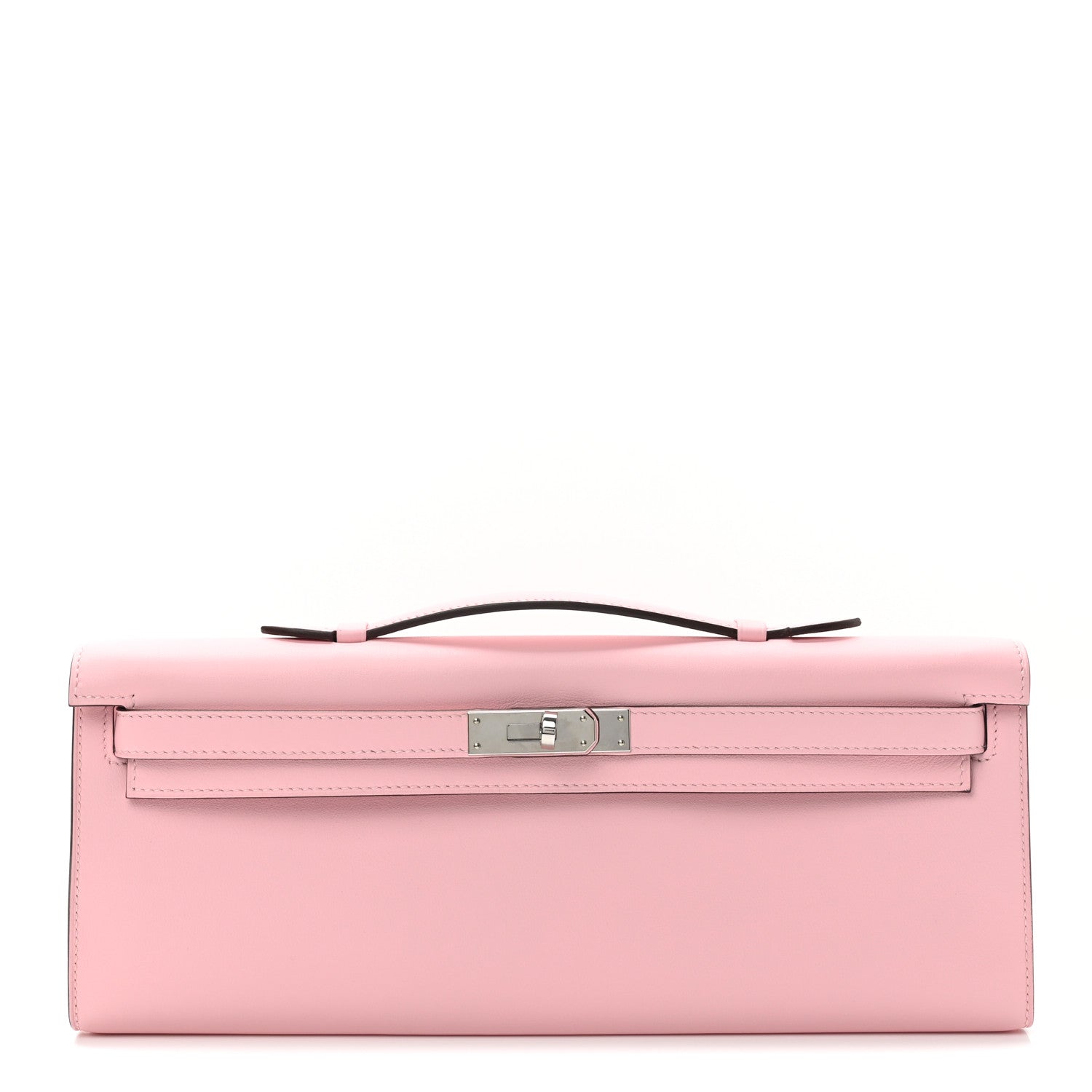 Hermes Swift Kelly Cut Clutch Pochette Rose Sakura 1 of 10
