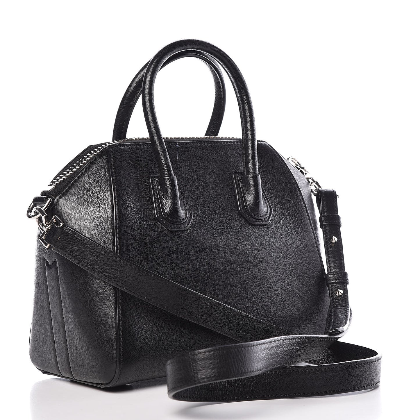Sugar Goatskin Mini Antigona Black