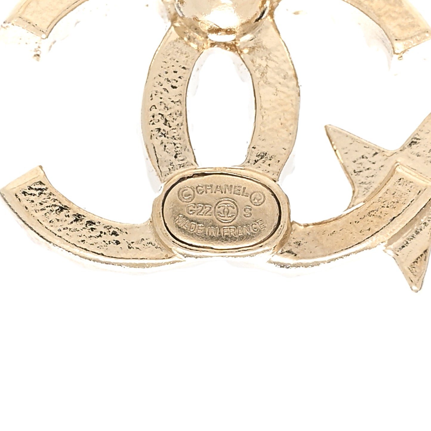 Crystal CC Starfall Earrings Gold