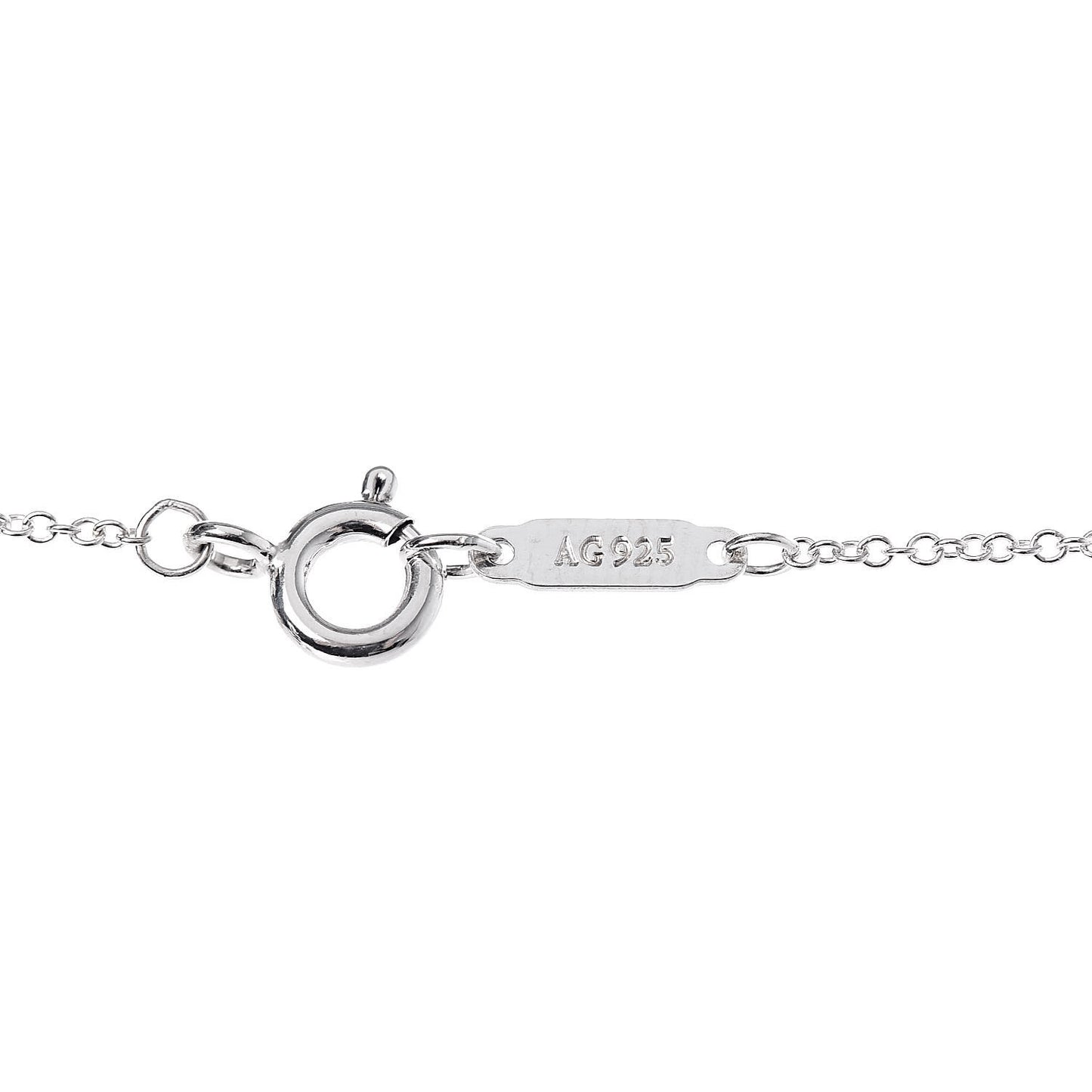 Sterling Silver Rubedo 1837 Interlocking Circles Pendant Necklace