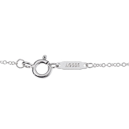 Tiffany Sterling Silver Rubedo 1837 Interlocking Circles Pendant Necklace 11 of 13