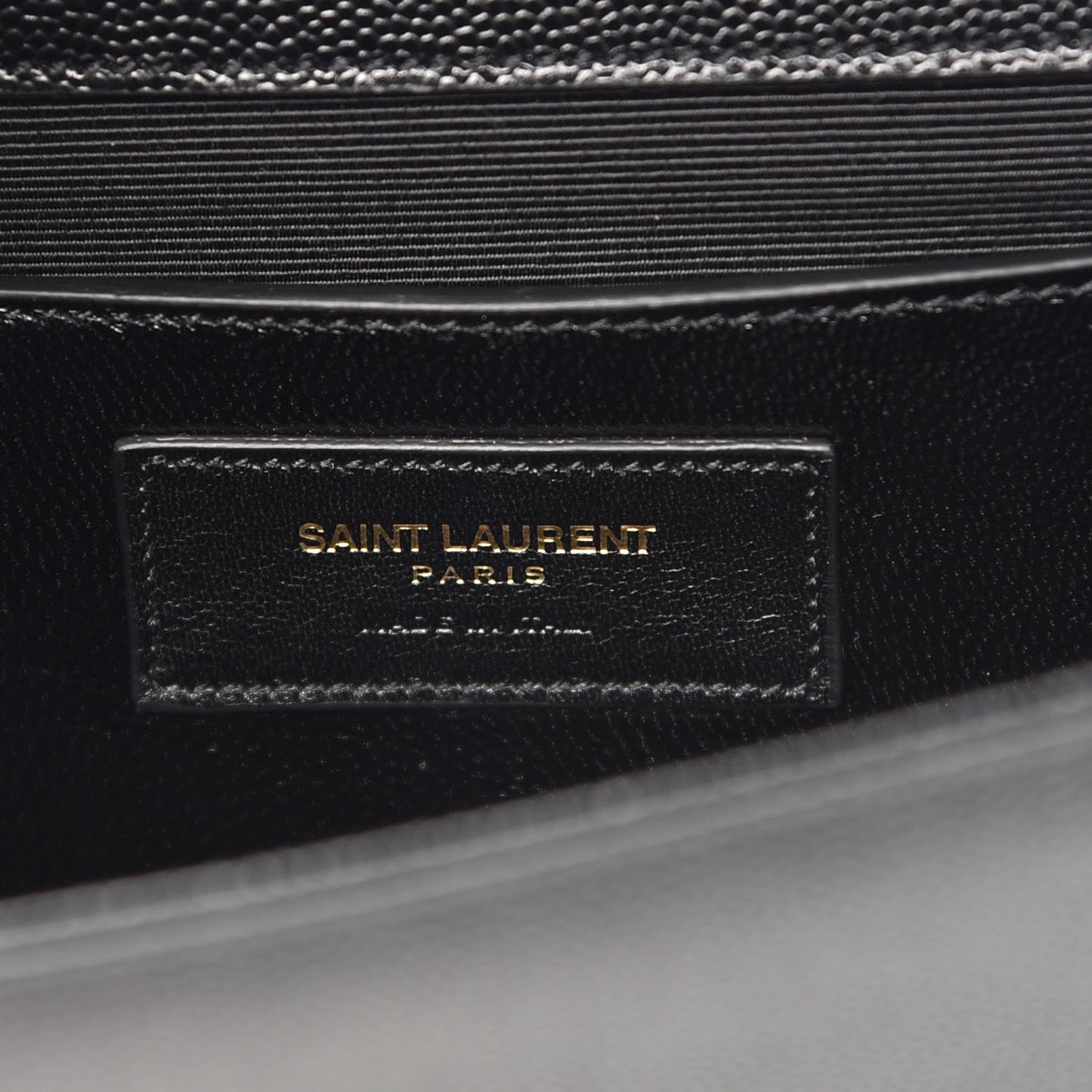 Grain De Poudre Monogram Cassandre Clutch Black