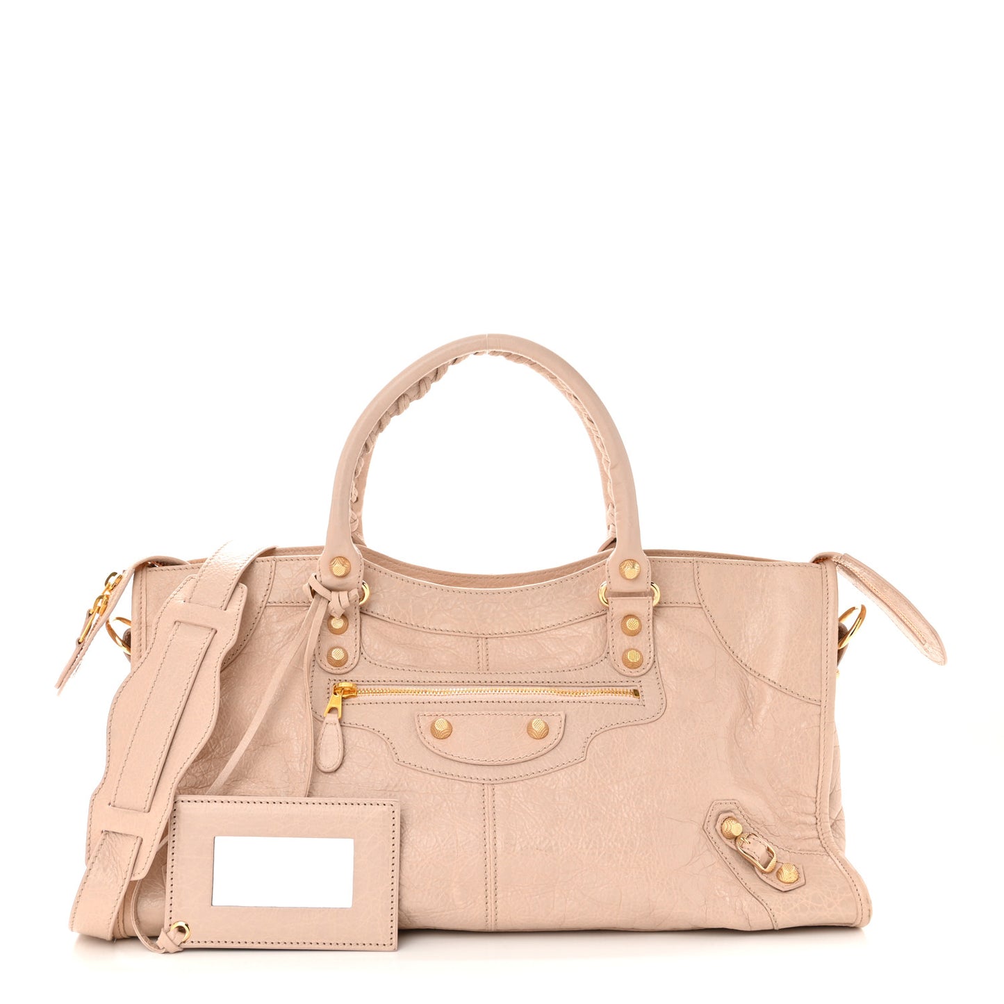 Agneau Giant 12 Gold Hardware Part Time Rose Aubepine Rose Light