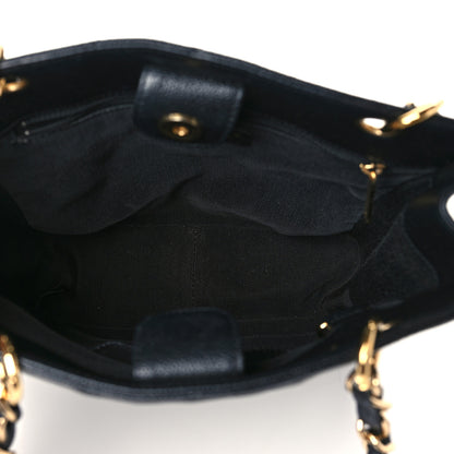 Chanel Caviar Quilted Petit Shopping Tote PST Black 5 of 10