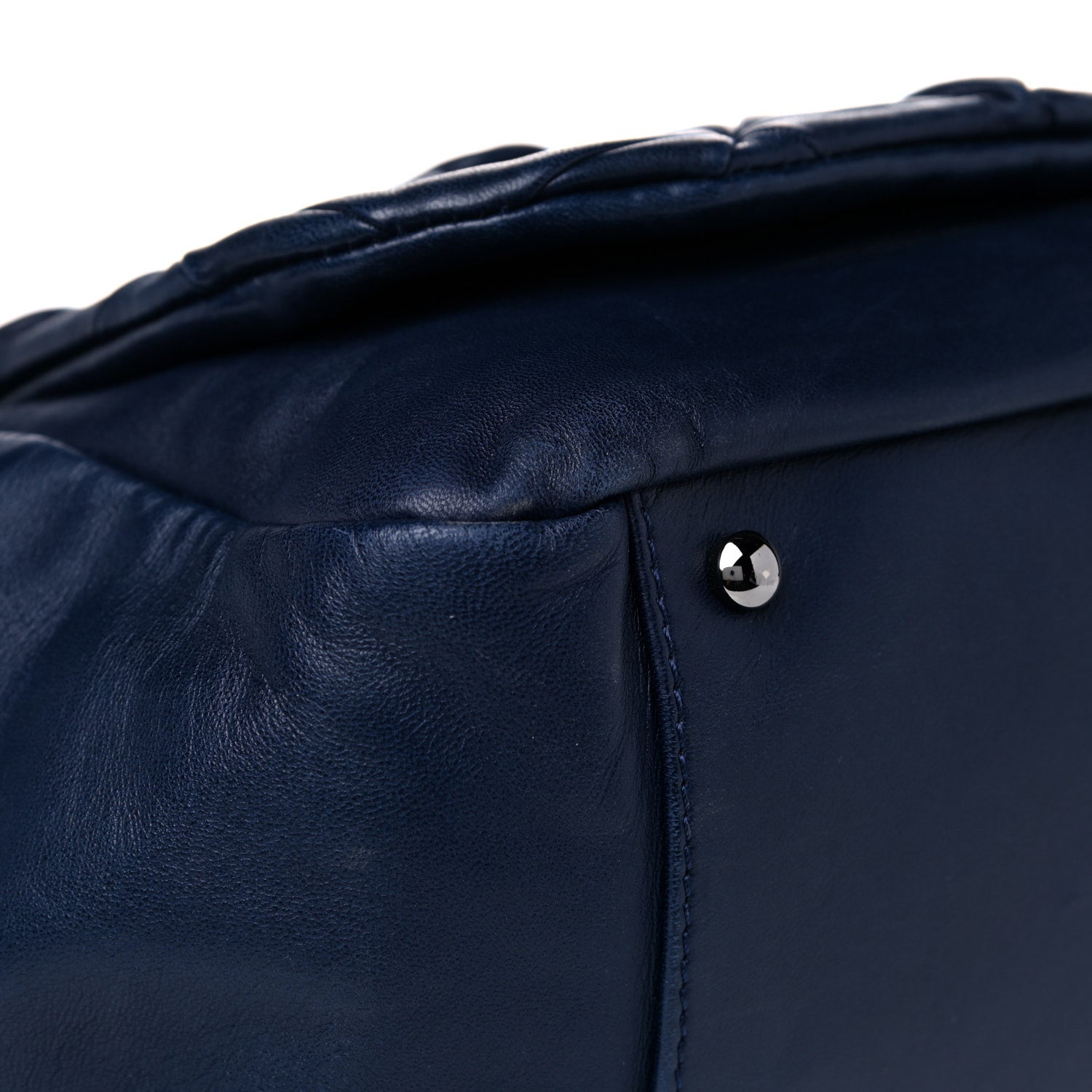 Chanel Lambskin Quilted Soft Squares Origami Accordion Flap Navy 9 of 15