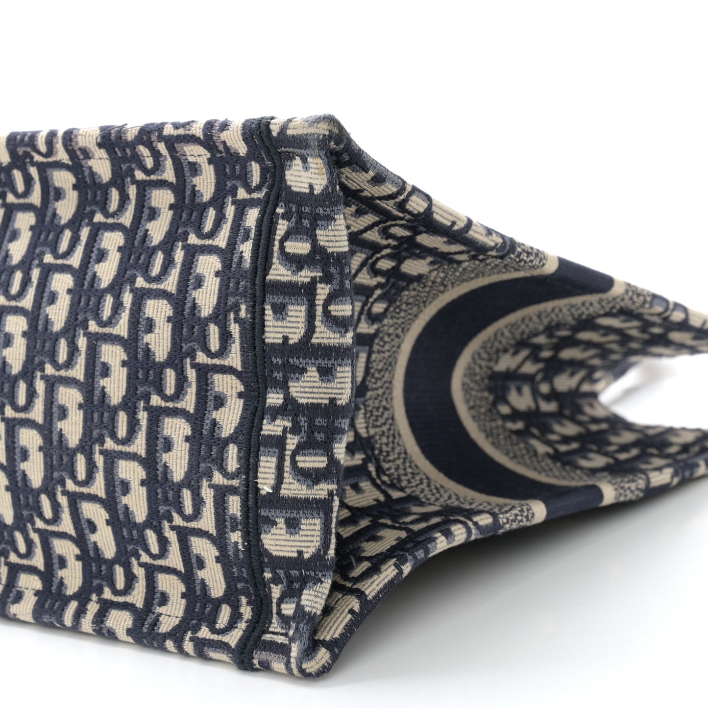 Oblique Medium Book Tote Blue Multicolor
