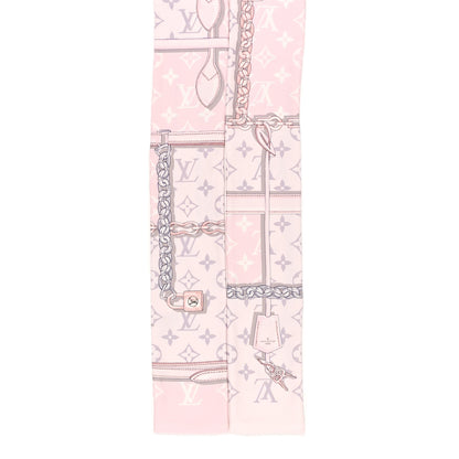 Louis Vuitton Silk Monogram Confidential Bandeau Light Pink 2 of 3