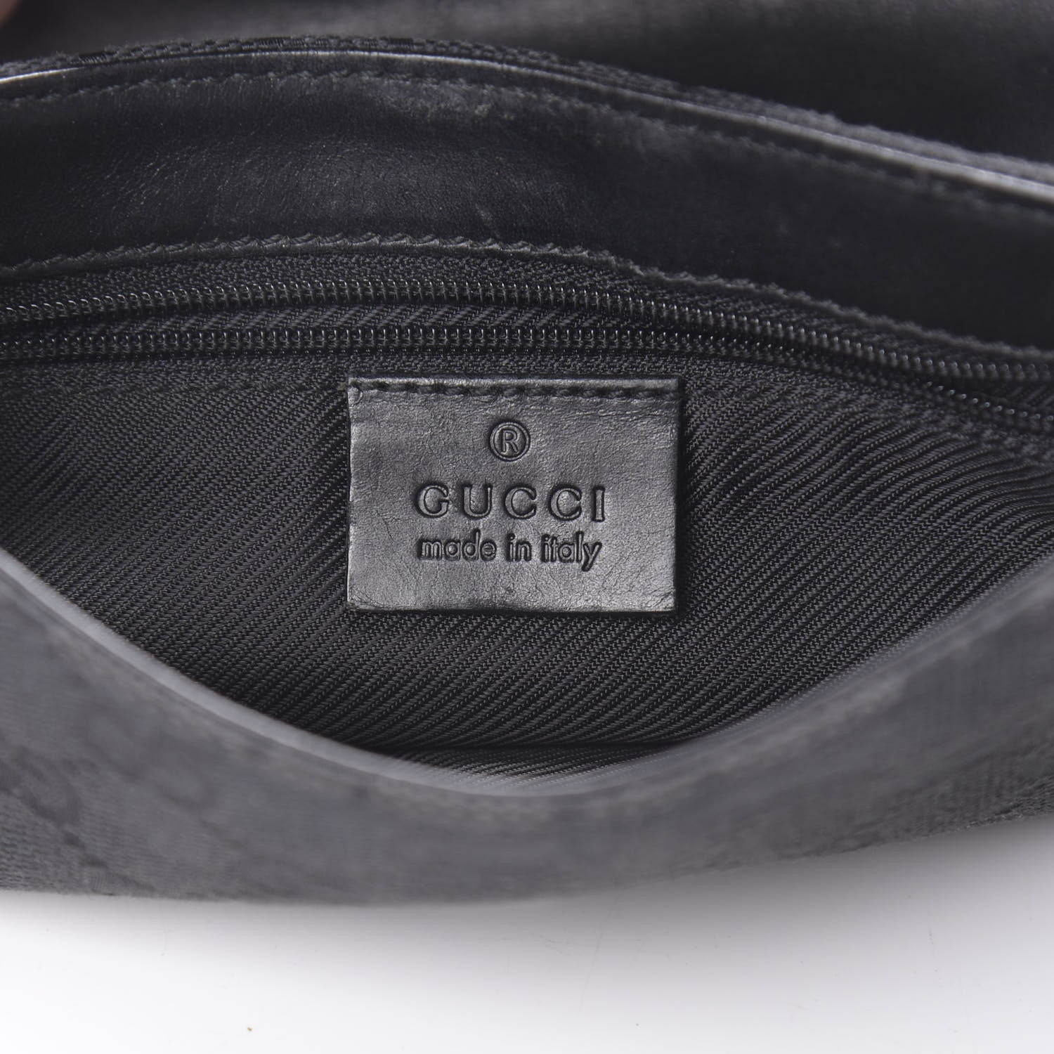 Gucci GG Monogram Web Flight Belt Bag Black 5 of 9
