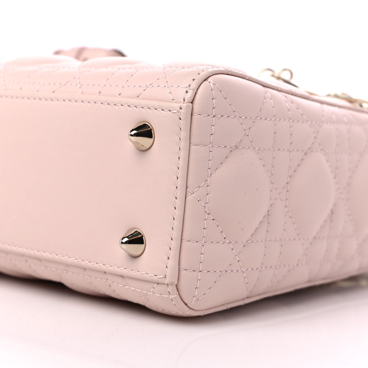 Christian Dior Lambskin Cannage Small My ABCDior Lady Dior Light Pink 8 of 8