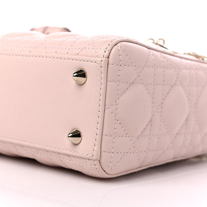 Christian Dior Lambskin Cannage Small My ABCDior Lady Dior Light Pink 8 of 8