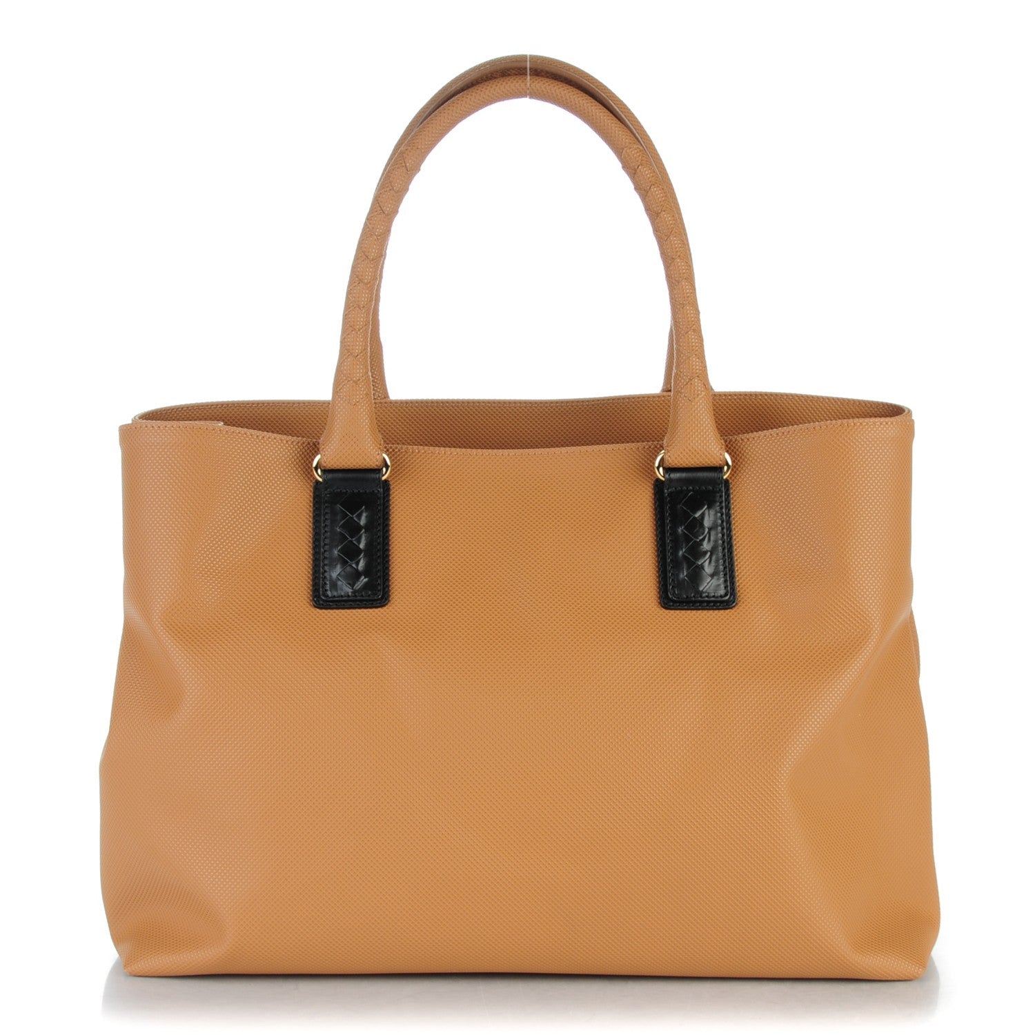 Bottega Veneta Rubberized Canvas Marco Polo Tote Brown 1 of 7