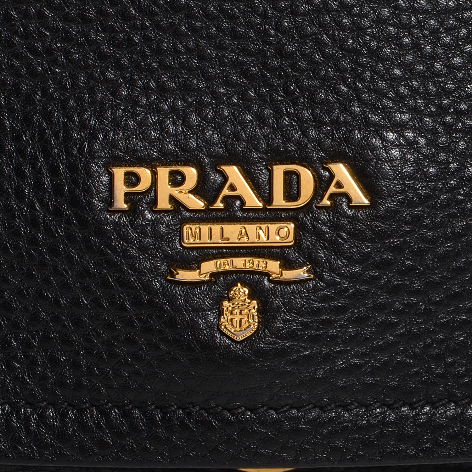 Prada Vitello Daino Shoulder Flap Bag Nero Black 10 of 10