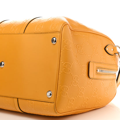 Gucci Calfskin GG Tennis Embossed Duffle Bag Crop 9 of 11