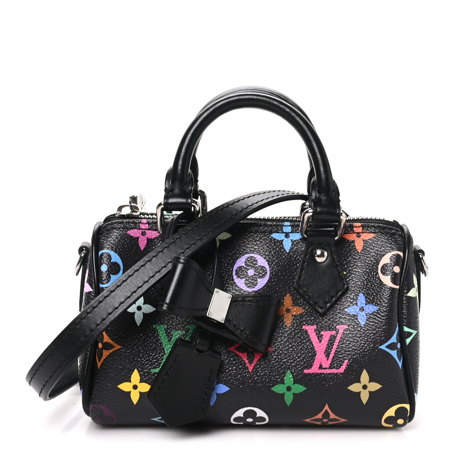 Louis Vuitton LV x TM Monogram Multicolor Nano Speedy Black 1 of 8