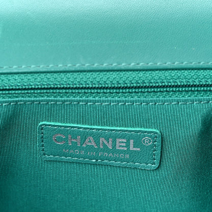 Chanel Lambskin Quilted Large Boy Flap Green 6 of 9