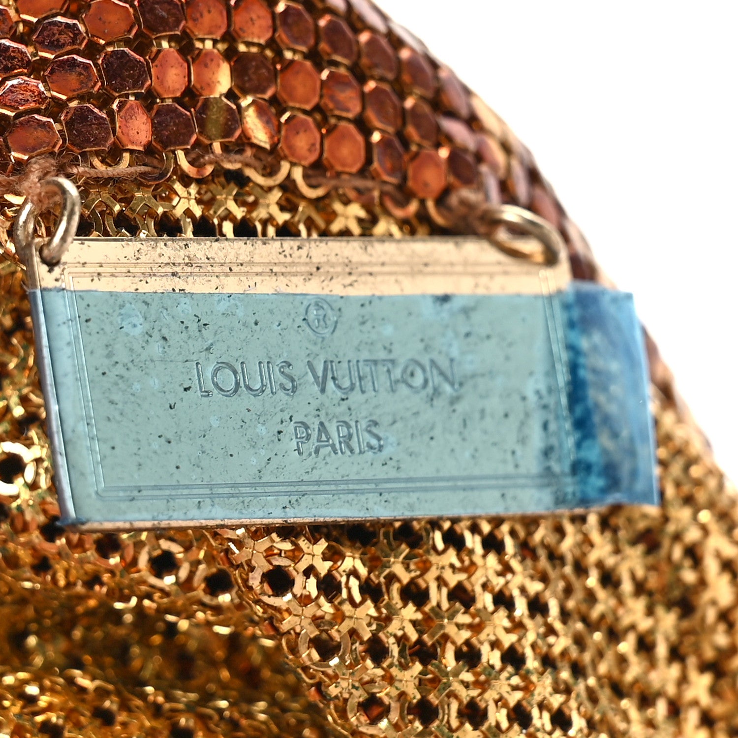 Louis Vuitton Monogram Mesh Metal Frances Gold 5 of 9